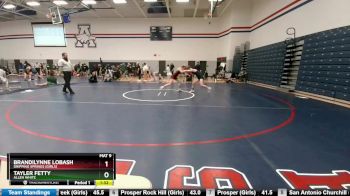 126 lbs Round 4 - Brandilynne Lobash, Dripping Springs (Girls) vs Tayler Fetty, Allen White