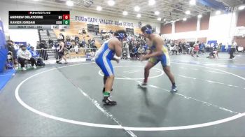 285 lbs Cons. Round 4 - Andrew DeLaTorre, Moreno Valley vs Xavier Jordan, Central Union