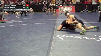 2A-126 lbs Cons. Round 2 - Wesley Gaston, Union, LaPorte City vs Wyatt Wilson, Monticello