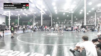 174 lbs Rr Rnd 5 - Justin Ryland, Anchor Down - HS vs Tristian Braxton, Pocono Mountain Regional Wrestling Club - HS