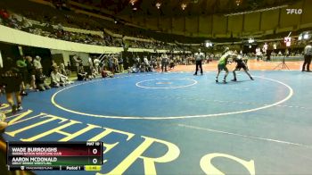 115 lbs 3rd Place Match - Aaron McDonald, Great Bridge Wrestling vs Wade Burroughs, Raider Nation Wrestling Club