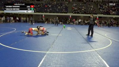 120 lbs Round 2 - Jayden Tuquero, La Crosse Area Wrestling (law) vs Deacon Meyers, West Salem Bangor