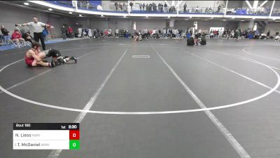 157 lbs Round Of 32 - Nolan Liess, Harvard vs Trae McDaniel, Army-West Point