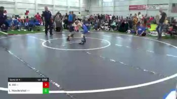 B-65 lbs Consi Of 4 - Kasen Hill, NY vs Larkin Hendershot, WV