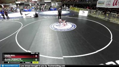 43 lbs Semifinal - Gavin Hull, California vs Alijah Robinette, Team Arcata Wrestling Club