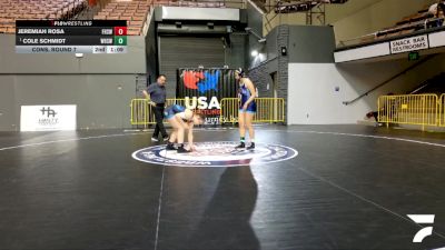 Cadet Girls - 145 lbs Champ. Round 3 - Gianna Munifo, Golden Tribe Wrestling vs Perla Villegas, The GR818ERS Wrestling Club