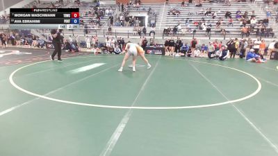 57 kg Champ. Rd Of 16 - Morgan Maschmann, Tiger Den Wrestling Club vs Ava Ebrahimi, Poway RTC
