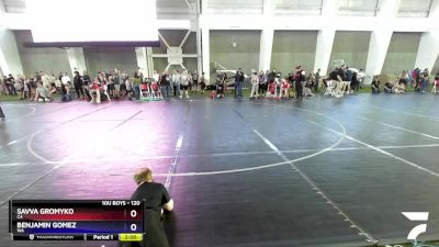 120 lbs Round 1 - Savva Gromyko, CA vs Benjamin Gomez, WA