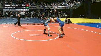 5A 145 lbs Semifinal - Taylor Martell, Georgetown vs Xazanya Gonzalez, Amarillo Palo Duro