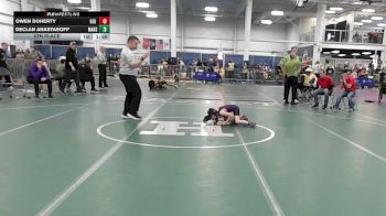 56 lbs 5th Place - Owen Doherty, Red Roots WC vs Declan Anastasoff, Marshwood