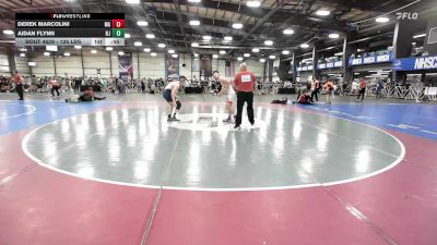 126 lbs Consi Of 32 #1 - Derek Marcolini, MA vs Aidan Flynn, NJ