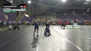 133 lbs 2nd Wrestleback (16 Team) - Jak Keller, Grand Valley State vs Jacob Strausbaugh, UMary