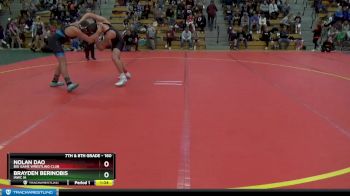 160 lbs Round 1 - Nolan Dao, Big Game Wrestling Club vs Brayden Berinobis, IAWC IA