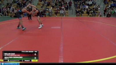 160 lbs Round 1 - Nolan Dao, Big Game Wrestling Club vs Brayden Berinobis, IAWC IA