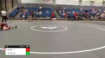 109 lbs Cons. Round 3 - Nicholas Sorrow, Simmons Academy Of Wrestling vs Kayson White, Spatola