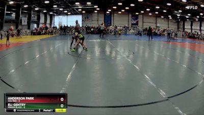 80 lbs Rd# 4- 2:00pm Friday Final Pool - Anderson Park, Cali Red vs Eli Gentry, Minion Black