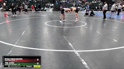 197 lbs Finals (2 Team) - Ryan Hirschkorn, Northern State vs Tre Daro, Nebraska-Kearney