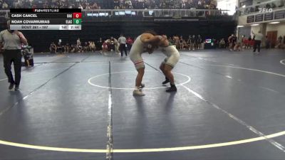 197 lbs Cons. Round 2 - Noah Covarrubias, East Los Angeles College vs Cash Cancel, Bakersfield