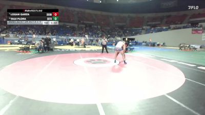 3A Boys 215 lbs 3rd Place Match - Tauj Flora, Sutherlin Boys vs Logan Garza, South Umpqua Boys