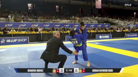 Jordan Raymond Bond vs Brandon Jimenez 2026 Pan Kids Jiu-Jitsu IBJJF Championship