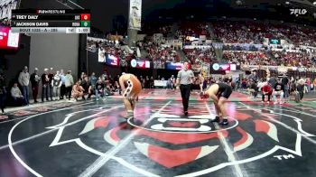 A - 285 lbs Cons. Round 3 - Trey Daly, Lockwood (Billings) vs Jackson Davis, Ronan