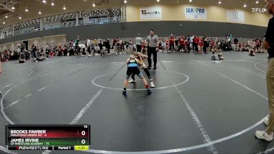 52 lbs Round 2 - James Irvine, CP Wrestling Academy vs Brooks Fawber, Midlothian Miners WC