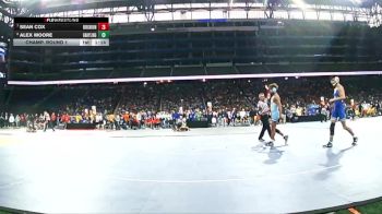 D3-126 lbs Champ. Round 1 - Sean Cox, Birch Run vs Alex Moore, Grayling