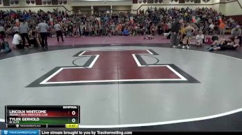 J-11 lbs Semifinal - Lincoln Whitcome, Waverly Area Wrestling Club vs Tyler Gerhold, DC Elite