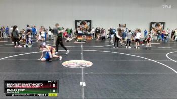 58 lbs Cons. Semi - Brantley Bravet-Morton, Palmetto State Wrestling Academy vs Radley Mew, Coastal Elite