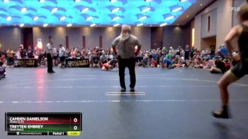 78 lbs Round 3 - Camden Danielson, Texas Elite vs Treyten Embrey, Team Owls