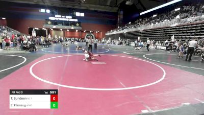 74 lbs Rr Rnd 3 - Taryn Sundeen, No Team vs Evelyn Fleming, Windy City WC