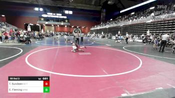 74 lbs Rr Rnd 3 - Taryn Sundeen, No Team vs Evelyn Fleming, Windy City WC