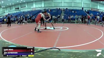 195 lbs Semifinal - Gary Reno, OH vs Ben Bomberger, CA