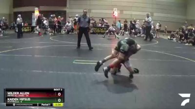 75 lbs Round 1 (6 Team) - Wilder Allen, Metro All Stars vs Kaiden Mifsud, Mi Pitbulls