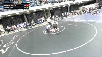 215 lbs Champ. Round 2 - Luois Luna, Unattached vs Zachary Walker, Unattached