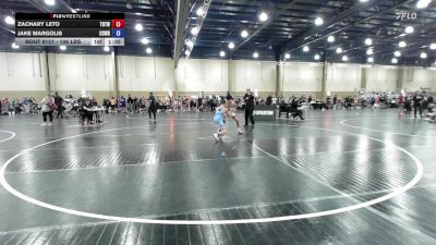 106 lbs Rr Rnd 1 - Zachary Leto, Tampa Bay Tigers Wrestling vs Jake Margolis, Cowboy Wrestling Club