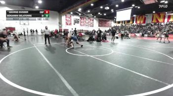 165 lbs Champ. Round 1 - Benjamin DeLaTorre, South Hills vs George Dugger, Chaparral