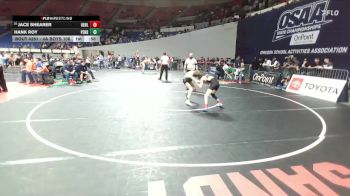 4A Boys 106 lbs Cons. Round 3 - Jace Shearer, Henley Boys vs Hank Roy, Pendleton Boys