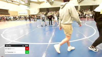 122-H lbs Round Of 16 - Michael Bord, Morris Knolls vs Henry Caceres, Prime Wrestling Club