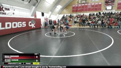 150 2B Cons. Semi - Ryder Vassar, Tonasket vs Beau Brenner, Okanogan