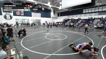157 lbs Quarterfinal - Tyson Rey, Rancho Bernardo Wrestling Club vs Aiden Martinez, Team Thunder