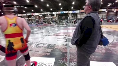 138 lbs Cons. Round 5 - Bennett Sanford, Greybull/Riverside vs Mathias Dahlstrom, Bison Wrestling Club