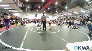 46 lbs Consi Of 8 #1 - Cutter Carson, Salina Wrestling Club vs Elijah Wilson, Chieftain Wrestling Club