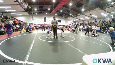 46 lbs Consi Of 8 #1 - Cutter Carson, Salina Wrestling Club vs Elijah Wilson, Chieftain Wrestling Club