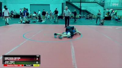 120 lbs Round 2 (6 Team) - Joey Frey, PA Alliance vs Greyson Meyer, Mat Assassins Red