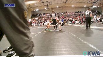 67 lbs Final - Grayson Phillips, Team Tulsa Wrestling Club vs Easton Terrell, Springdale Youth Wrestling