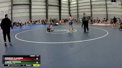 127 lbs Round 2 - Aubrie Pehrson, Unattached vs Addison Claassen, Team Pennsylvania