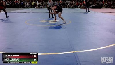 D2-165 lbs Cons. Round 1 - Andrew Byerle, Lakeshore HS vs Lavelle Hughes, Southgate Anderson HS