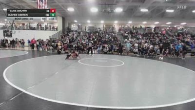 70 lbs Champ. Round 2 - Jasper Creten, SlyFox Wrestling Academy vs Luke Brown, Open Mats
