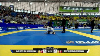 Evellyn Messias Alves Magani vs Charlotte Luna Paiva Da Silva 2026 Brasileiro Jiu-Jitsu IBJJF
